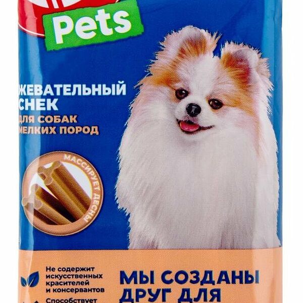 Лакомство для собак Ашан Красная птица Снек жевательный с говядиной и индейкой