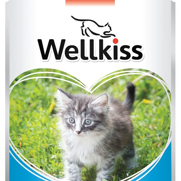 Kitten влажный корм Wellkiss для котят, с ягненком и говядиной в соусе
