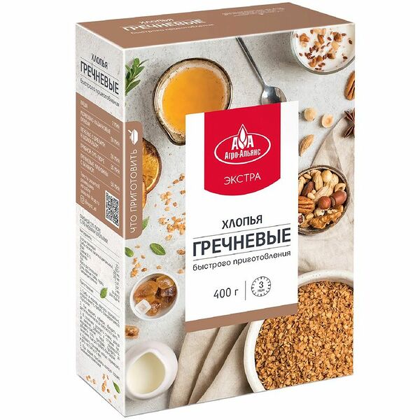 Гречневые хлопья Агро-Альянс 400 г