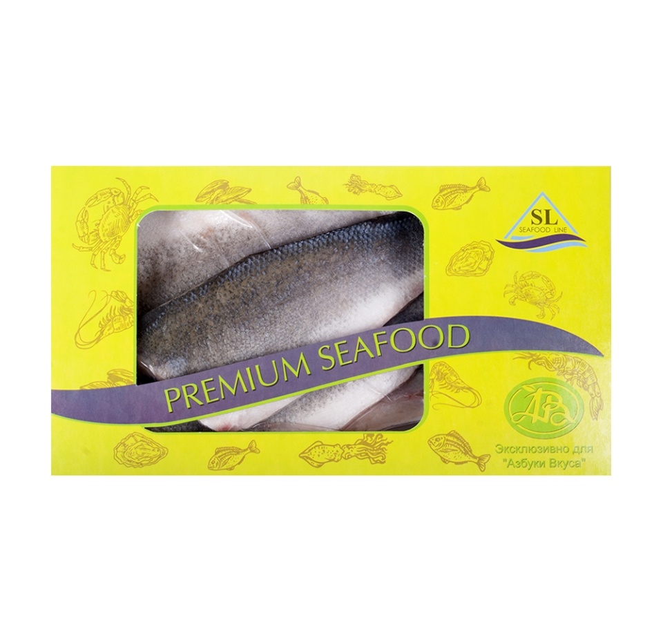 

Сибас Seafood Line филе на коже 200 г, Россия