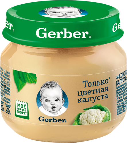 

Овощное пюре Gerber капуста цветная 80 г