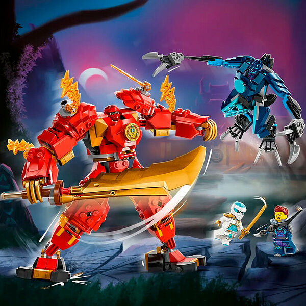 Конструктор LEGO Ninjago 71808 Конструктор Элементальный огненный робот Кая