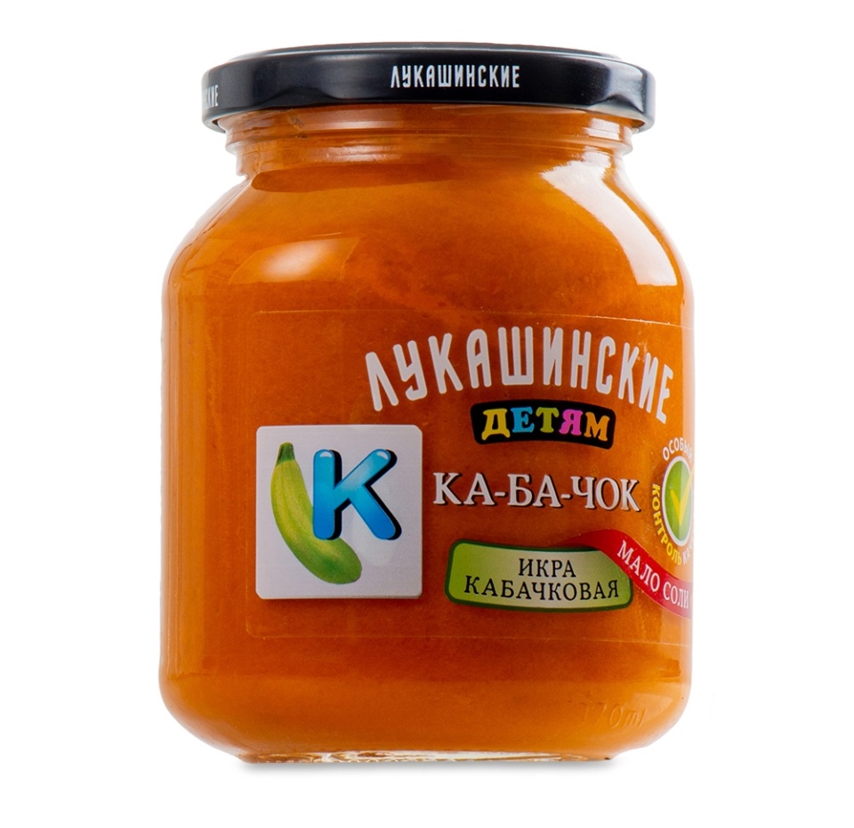 

Икра Лукашинские Детям кабачковая 350 г