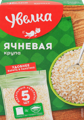 

Крупа ячневая Увелка 5х80 г