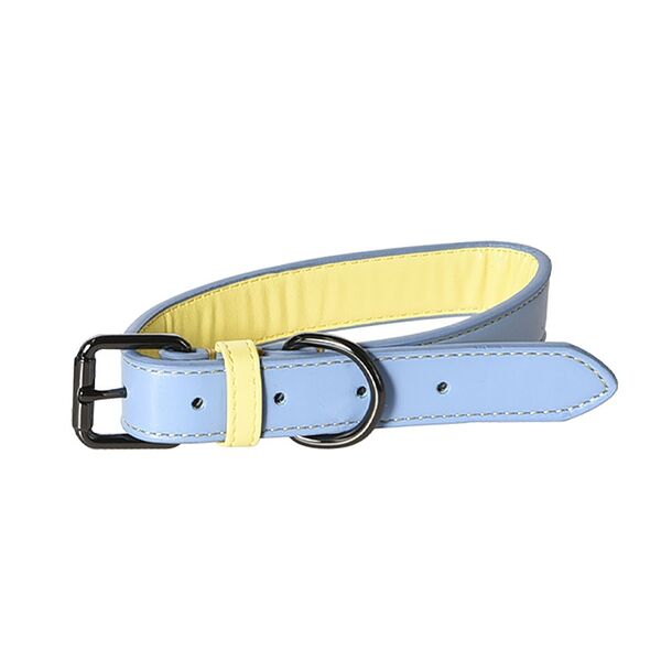 Ошейник для собак FOXIE Loving M 1,9x27-35 голубой