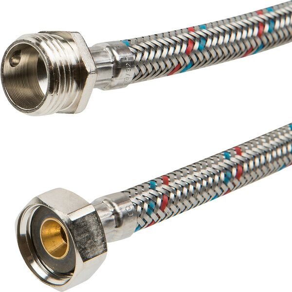 Подводка гибкая для воды 1/2 ВН, 200 см, латунь