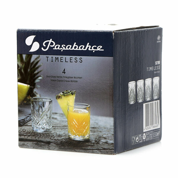 Набор стопок Pasabahce Timeless 62 мл х 4 шт.