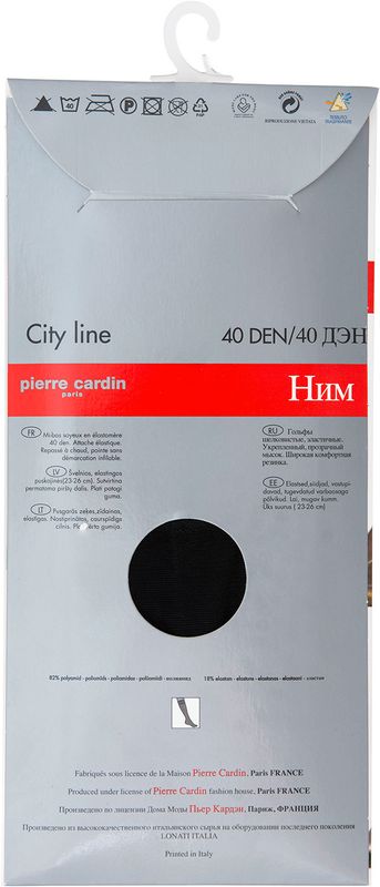 

Гольфы женские Pierre Cardin Nimes Nero 40 den