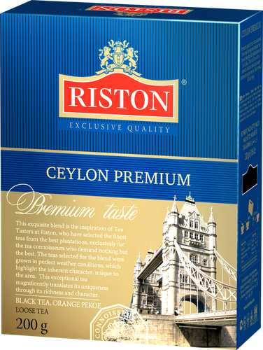 

Чай черный RISTON Ceylon Premium Tea Цейлонский листовой, 200г