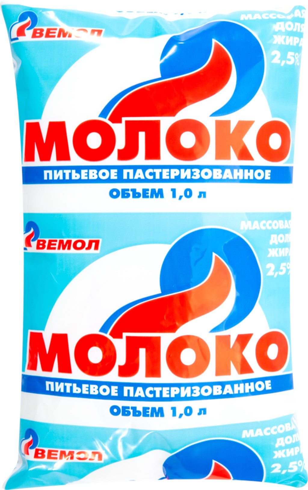

Молоко Вемол пастеризованное 2.5% 1 л