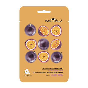 Обновляющая маска с экстрактом маракуйи ТМ Little Devil (Литтл Девил)