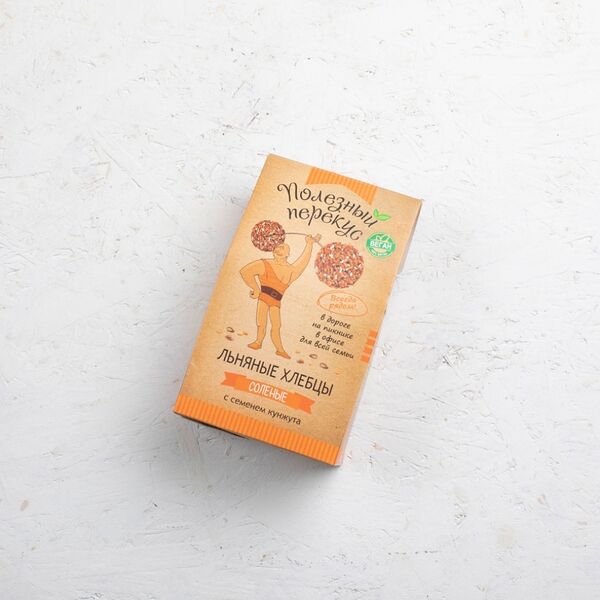 Хлебцы льняные с семенами кунжута