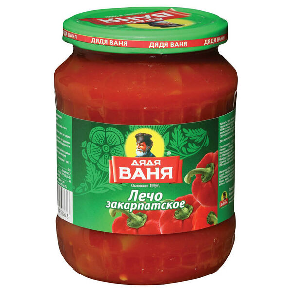 Лечо дядя ваня 680г закарпатское ст/б