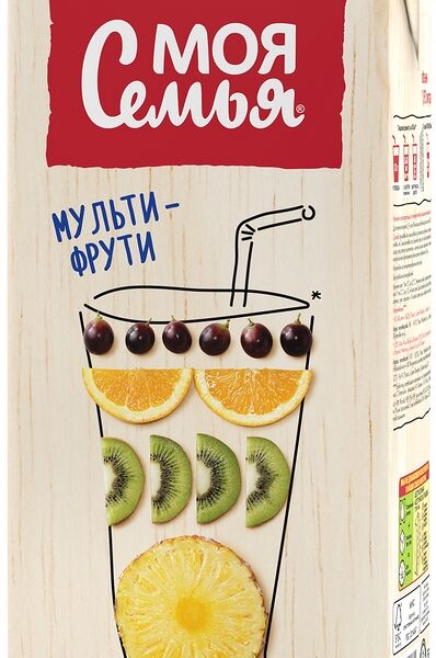 Напиток сокосодержащий Моя Семья Мульти-Фрути