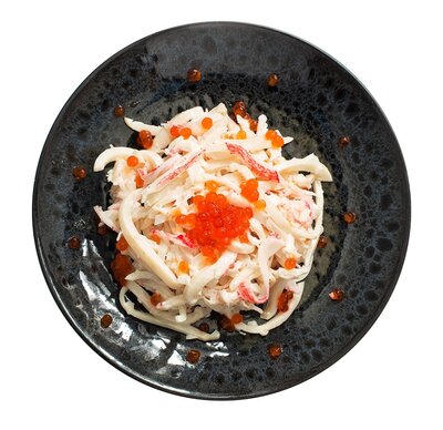 Салат из кальмаров с красной икрой Уже Готово, 250 г 