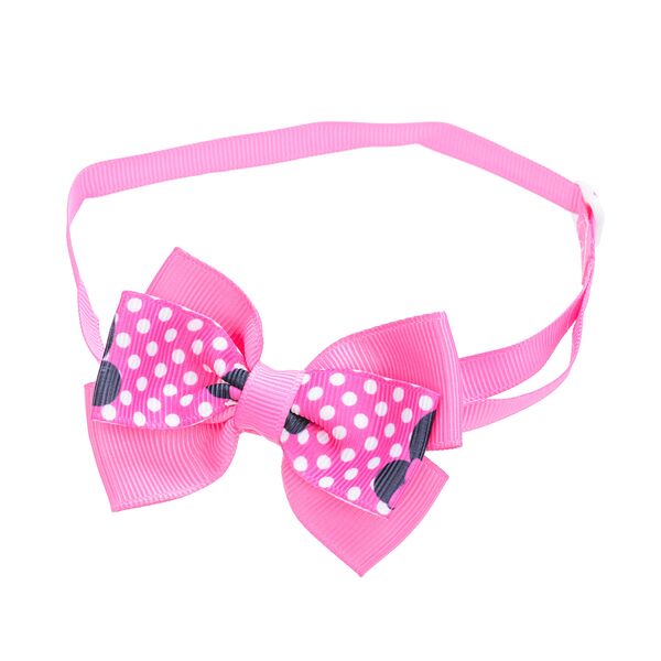 Галстук-бант розовый микки