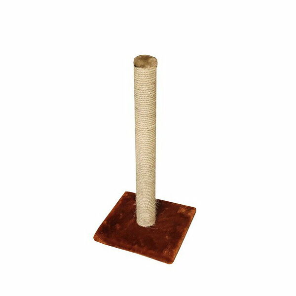 ПУШОК Когтеточка-Столбик средняя мех, 30х30х65 см