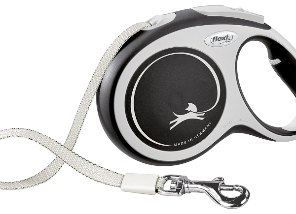 Рулетка для собак Flexi New Line Comfort L до 50 кг, 8 м лента, черная