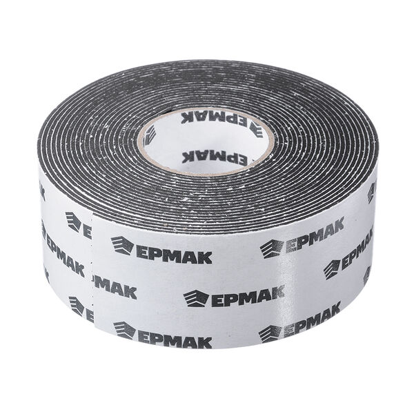 Ермак лента клеящая монтажная 2-х сторонняя, для авто, 40мм x 5м черная