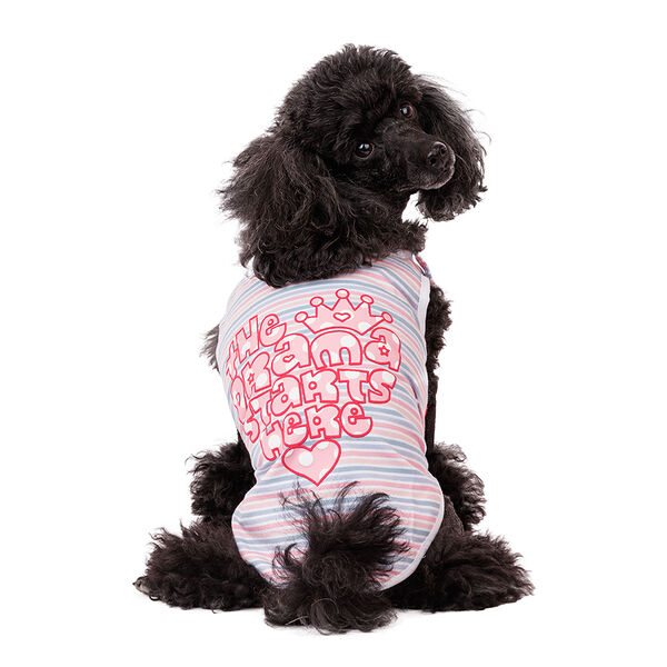 Футболка для собак M розовый (унисекс)