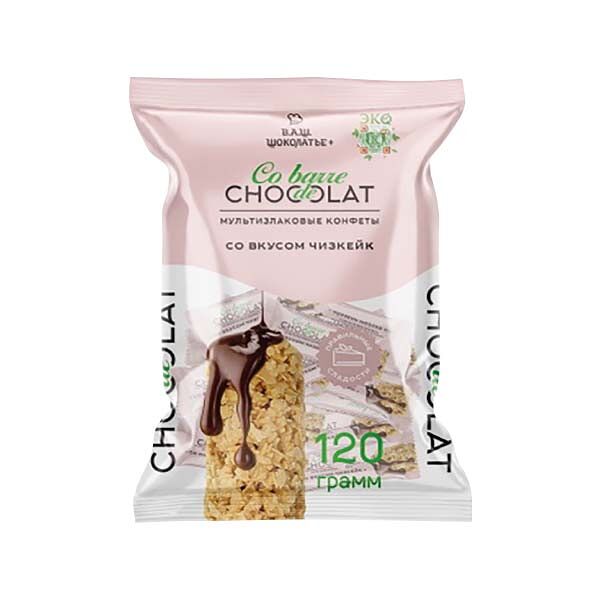 Конфеты Co Barre De Chocolat 150гр Мультизлаковые с Белой глазурью