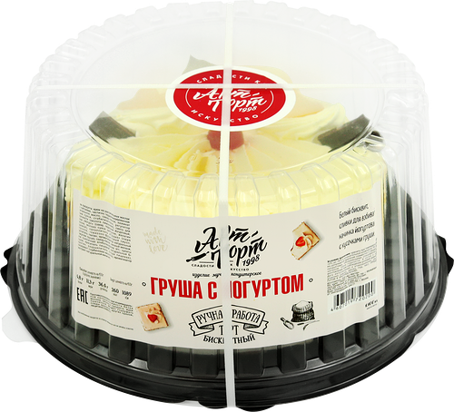 Торт Арт-Торт Груша в йогурте, 1.1кг