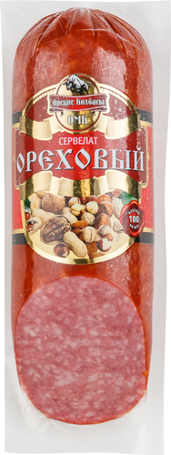 

Колбаса полукопченая Орские Колбасы Сервелат Ореховый 330 г