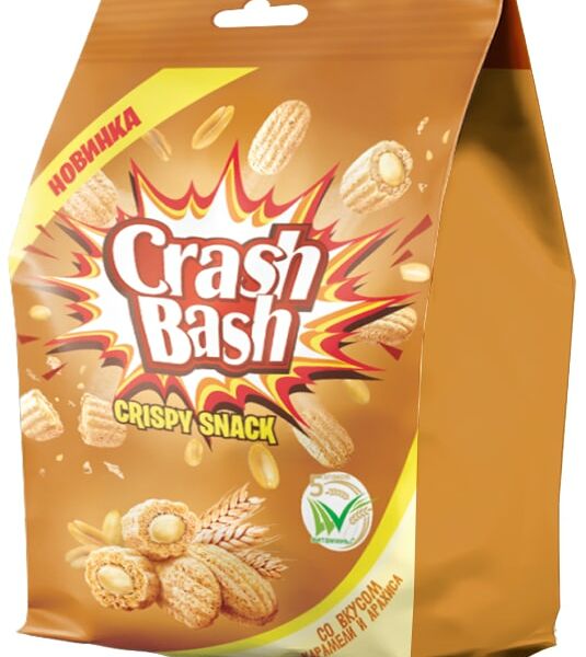 Снеки Crash Bash Карамель-Арахис 150г