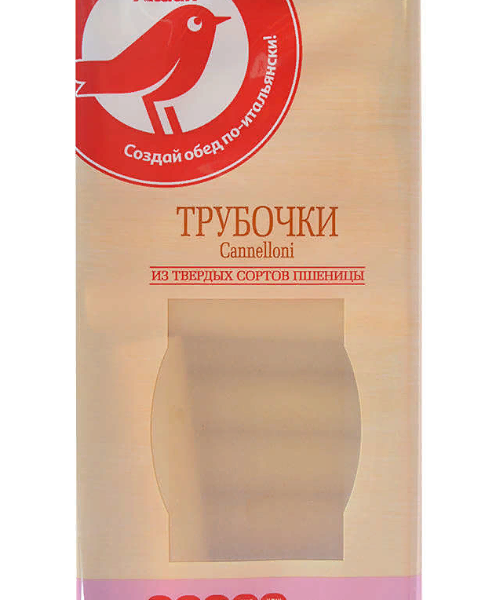 Трубочки АШАН Красная птица Каннеллони