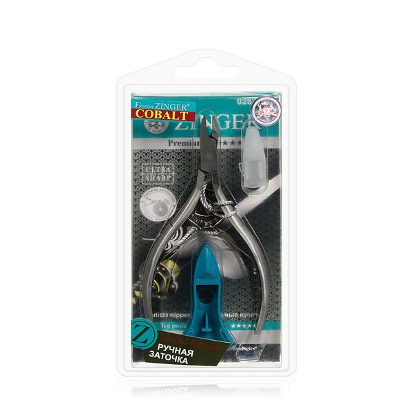 Маникюрные кусачки Zinger ручная заточка 1 шт