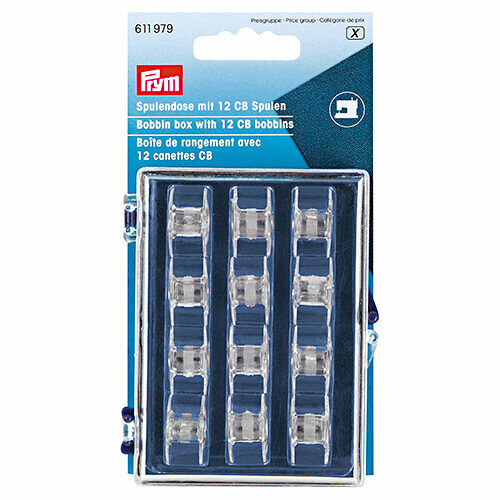 611979 Набор из 12-ти пластмассовых шпулек CB Prym