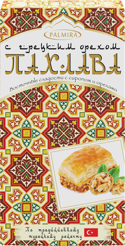 

Пахлава Palmira с грецким орехом 250 г