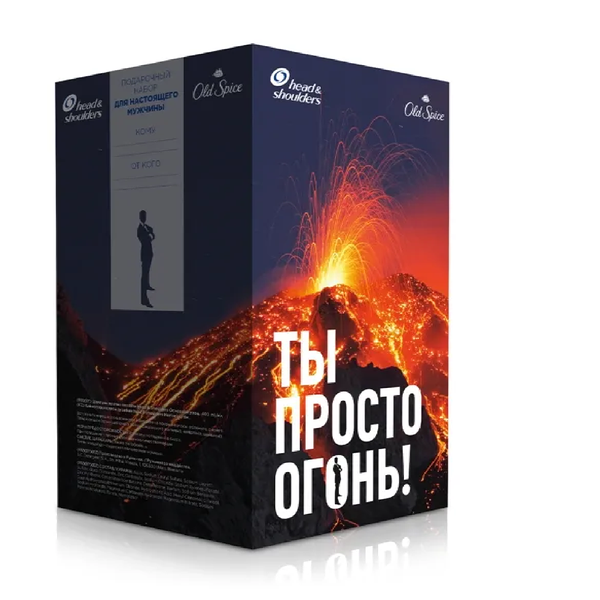 Подарочный набор Шампунь пр/перхоти Основ уход 400мл+OS Твердый дезодорант Whitewater 50мл