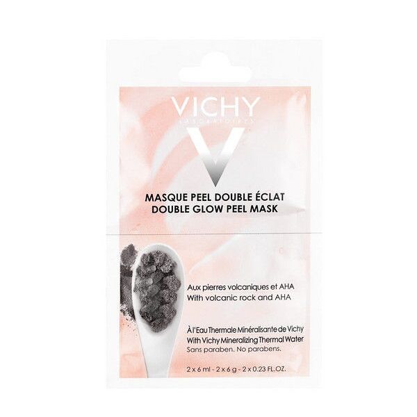 Маска-пилинг Vichy Mineral Masks двойное сияние 6 мл, 2 шт 