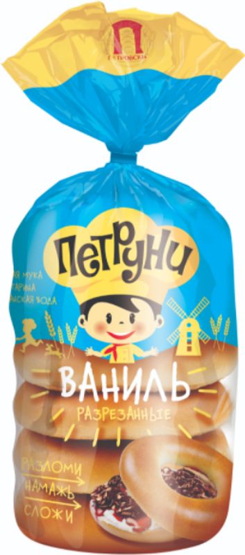 

Петруни Петровский хлебокомбинат ваниль разрезанные 275 г