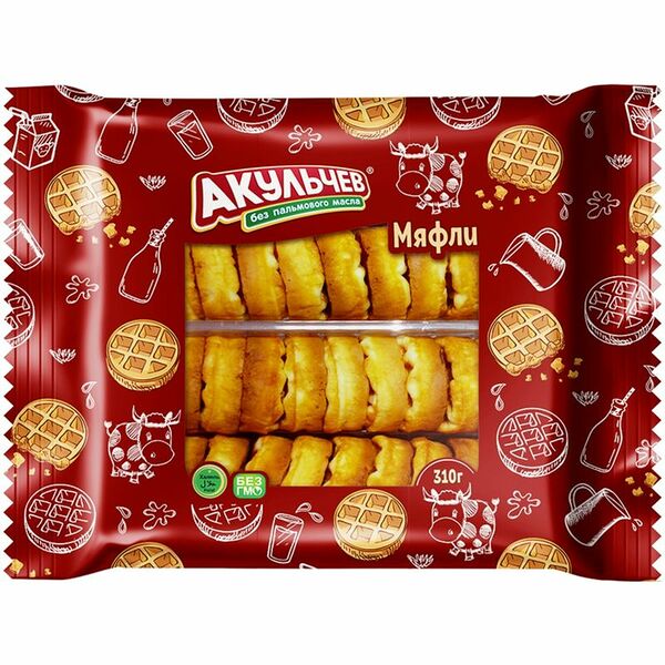 Изделия сдобные Акульчев Мяфли сдобные, 310г