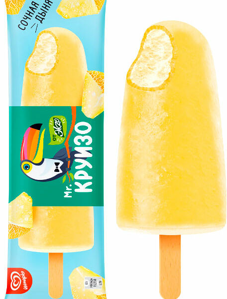Мороженое Mr. Круизо эскимо Сочная дыня 65 г