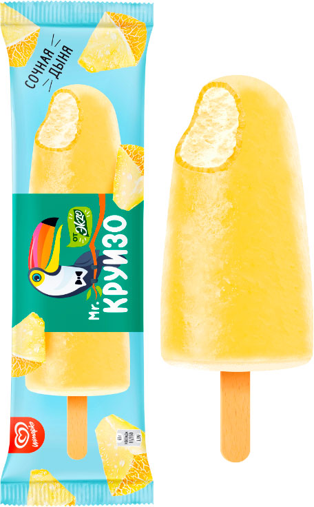 

Мороженое Инмарко Mr. Круизо эскимо Сочная дыня 65 г