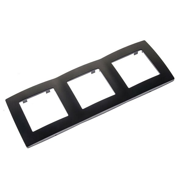 Рамка Эра 12 на 3 поста антрацит