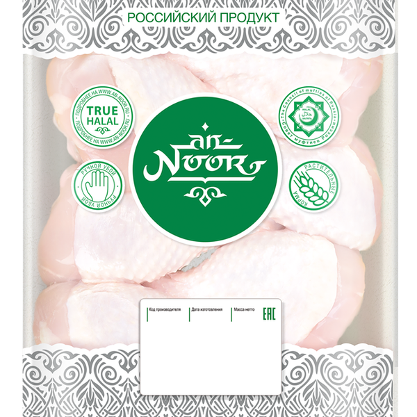 Голень куриная AN-NOOR Халяль охл. лоток вес до 1.4 кг