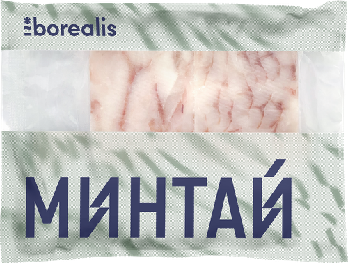 

Минтай замороженный Borealis филе блочное без кожи 300 г