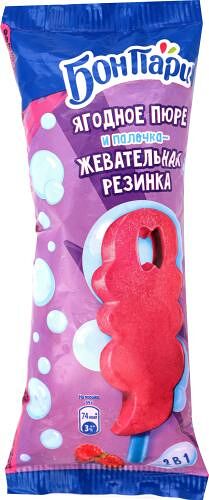 Мороженое Бон Пари Кошмарики ягодное, эскимо 59г
