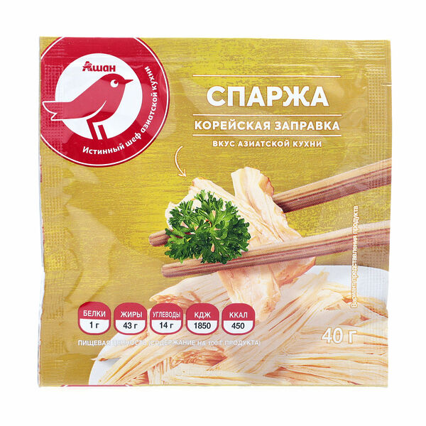 Заправка корейская АШАН Красная птица спаржа