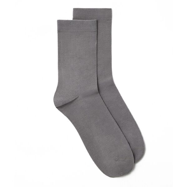 Носки из хлопка классической длины мужские, цвет светло-серый, Belle You, размер 44-45 (29), Китай