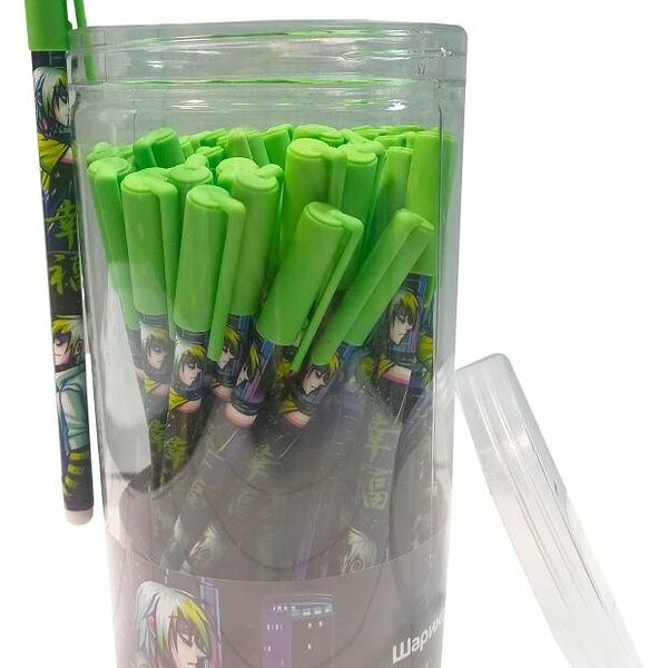 Ручка шариковая Centrum Аниме Kawai 0,7 мм синяя, 1 шт