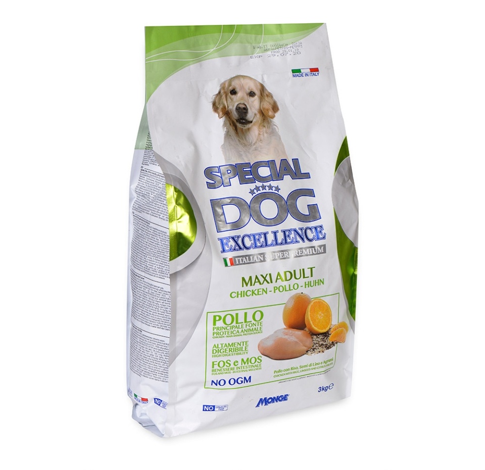 

Корм сухой Monge Excellence Dog для собак крупных пород 3 кг