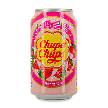 Напиток Chupa Chups клубника сильногазированный 0.345 л