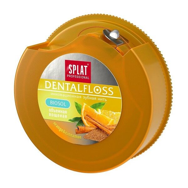Зубная нить Splat professional dentalfloss апельсин-корица 40 м