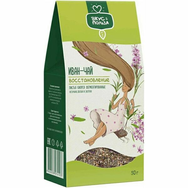 Напиток чайный Вкус и Польза Иван-чай 50г