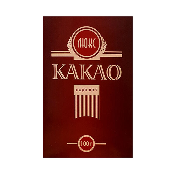 Какао люкс 100 г к/уп